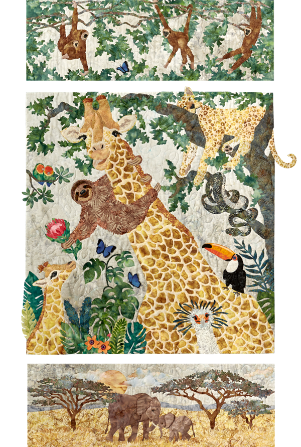 Wild About You Complete Laser Cut Fabric Kit - Sold Out