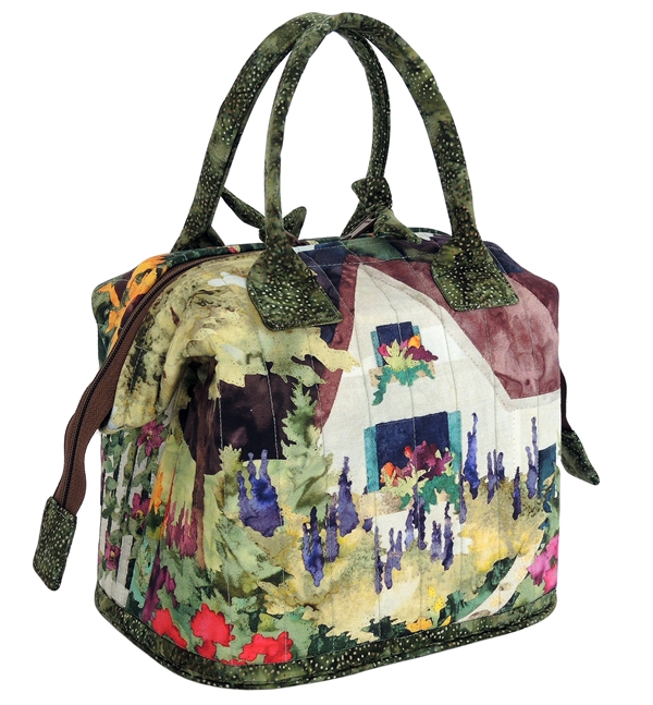McKenna's In Full Bloom panels used in an Aunties Two Mini Poppins bag