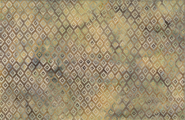 Batik fabric print in southwest geometric design in neutral tones