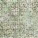 Batik fabric in leopard print in brown and sage green tones