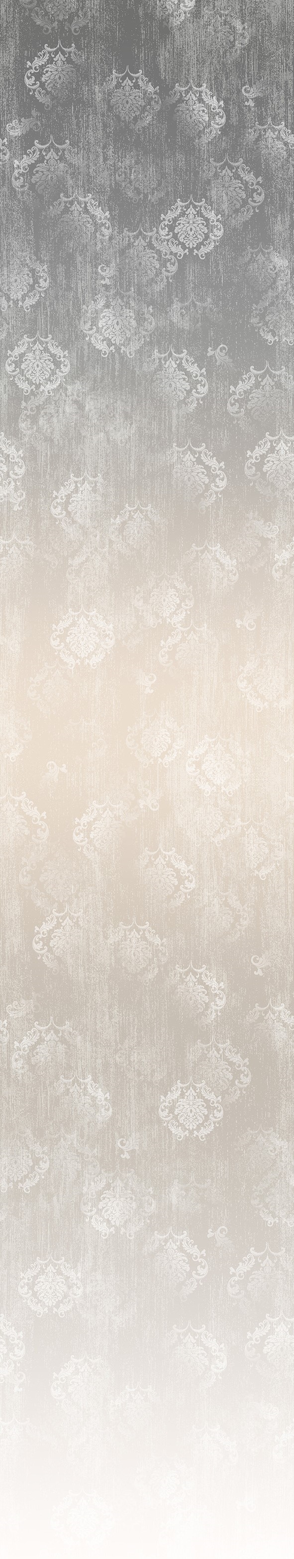 Timeless ombre digital print fabric in gray and neutral taupe tones