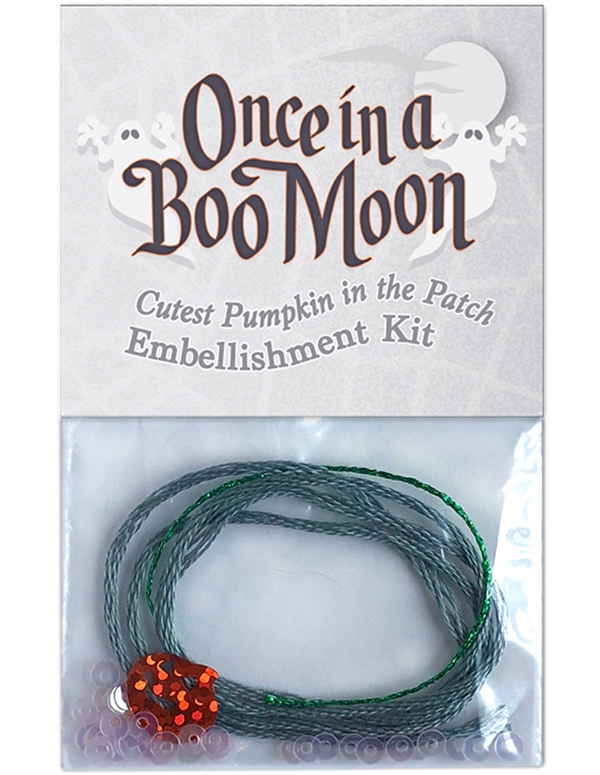 Embellishment kit for block five in Once in a Boo Moon.