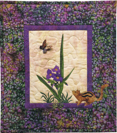 Spiderwort Applique Pattern