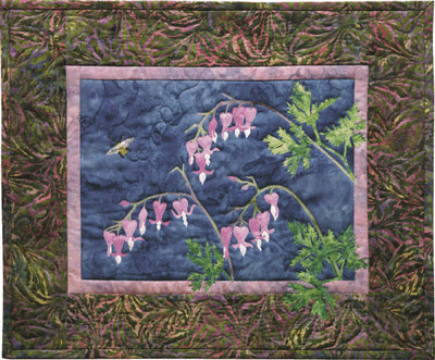 Wild Bleeding Heart Applique Pattern