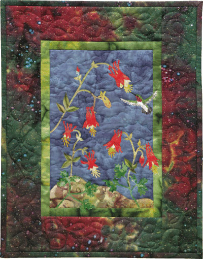 Wild Columbine Applique Pattern