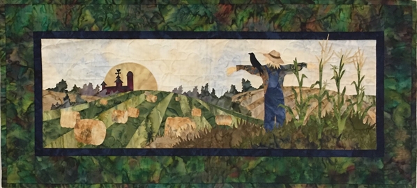 Outstanding in His Field - Finished Quilt Block - SOLD!