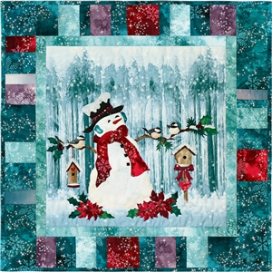 Frosty Perch Applique Pattern