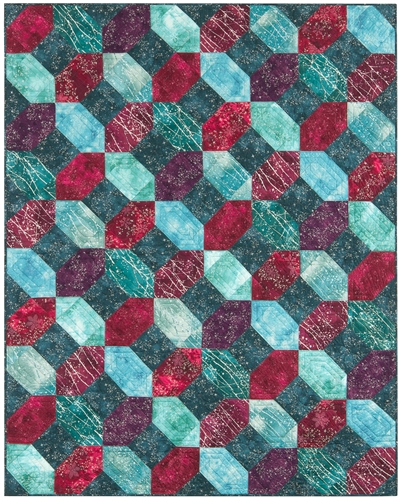 Twilight Crossing Pieced Quilt Pattern