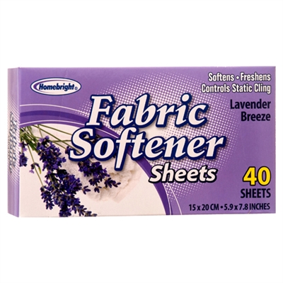 Fabric Softener 40 Sheet, Lavender