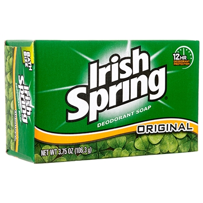 3.75 OZ Irish Spring Bar Soaps pack of 20 bar soaps, Original Scent