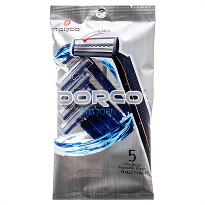 5 CT Twin Blades Dorco Razors For Men