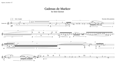 Kliwadenko, Cadenas de Markov