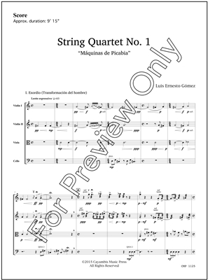 Gomez, String Quartet No 1