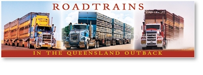Roadtrains in the Queensland Outback - Long Magnets  AOBLM-091