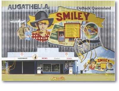 Smileyâ€™s Mural - Standard Postcard  AUG-002