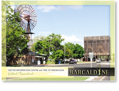 Visitor Information Centre & Tree of Knowledge - Standard Postcard  BAR-008