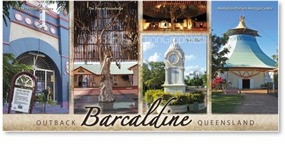 Barcaldine Outback Queensland - Panoramic Postcard  BAR-013-PP