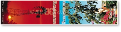 Windmill Sunset & Tree of Knowledge - DISCOUNTED Magnetic Bookmark  BARbM-009