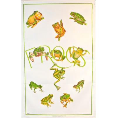 FROGS 99 Cotton/Linen Tea Towel - C709