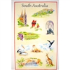 SOUTH AUSTRALIA Cotton/Linen Tea Towel - C739