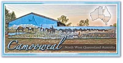 Camooweal North West Queensland  - Panoramic Postcard  CAM-002-PP