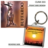 Buffaroo - 40mm x 40mm Keyring  CAMK-003