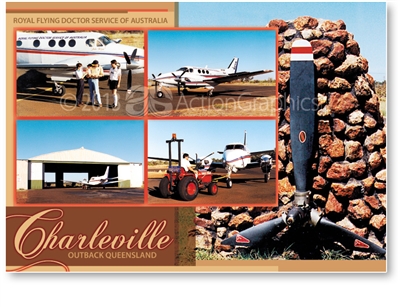 Royal Flying Doctor Service - DISCOUNTED Standard Postcard  CHA-262