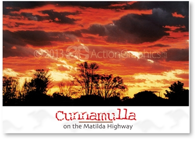 Cunnamulla on the Matilda Highway - Standard Postcard  CUN-457