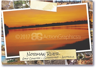 Norman River - Standard Postcard GUL-371