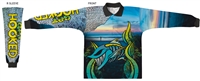 Fishing at Ocean- Sublimated Polos K20