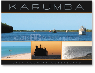 Karumba, Norman River Senes - DISCOUNTED Standard Postcard  KAR-065