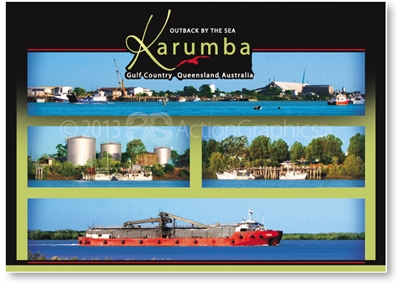 Port of Karumba - Standard Postcard  KAR-067