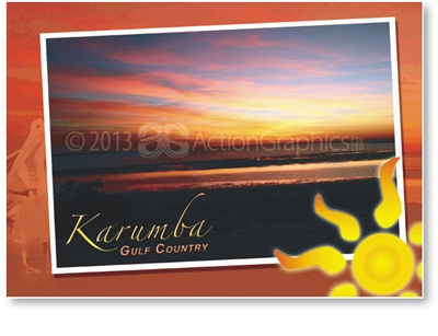 Late Sunset Karumba - Standard Postcard  KAR-079