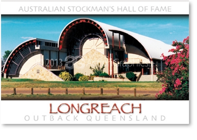 Longreach Qantas Ticket Office - Small Magnets  LONM-080