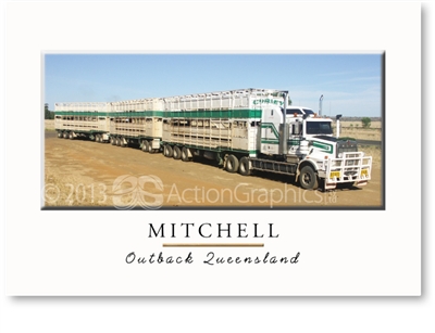 Road Train - Standard Postcard  MIT-446