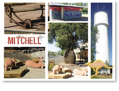 Scenes around Mitchell - Standard Postcard  MIT-447