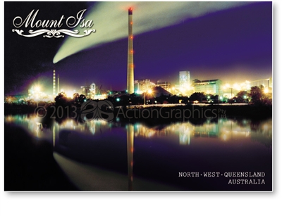 Mount Isa Outback Queensland - Standard Postcard  MTI-004