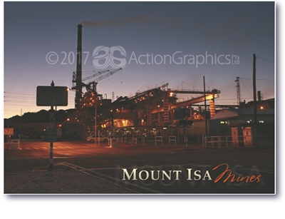 Mount Isa Mine - Standard Postcard  MTI-009