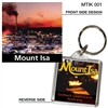 Mount Isa - 40mm x 40mm Keyring  MTIK-001