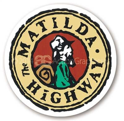 The Matilda Highway  - Round Sticker - Discounted