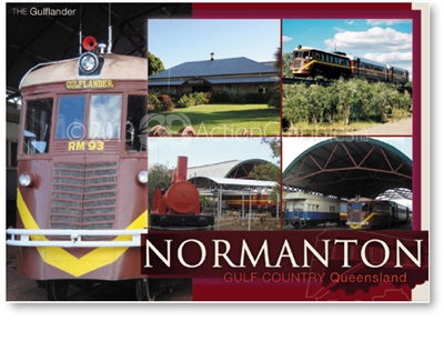 Normanton Gulflander - DISCOUNTED Standard Postcard  NOR-070