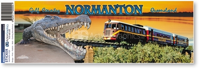 Normanton, Krys & Gulflander  - Bumper Sticker  NORBS-002