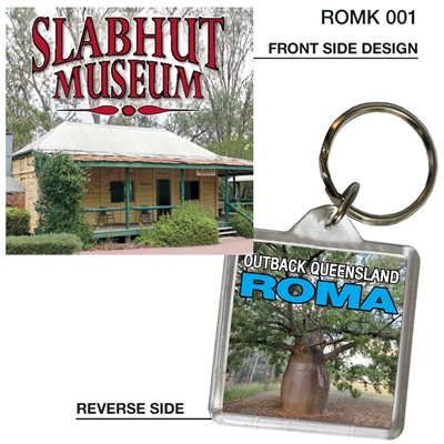 Slabhut Museum - 40mm x 40mm Keyring  ROMK-001