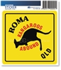 Roma Kangaroos Abound QLD - Rectangular Sticker  ROMS-002