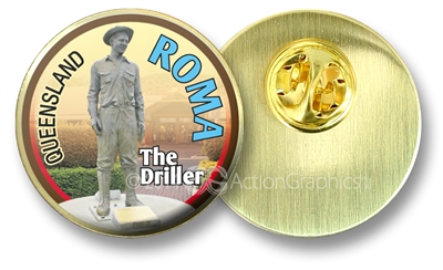 Roma The Driller - Hat Badge