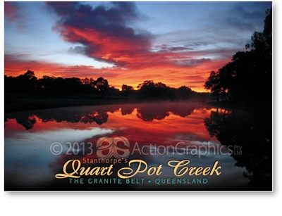 Stanthorpe's Quart Pot Creek - Standard Postcard  STP-005