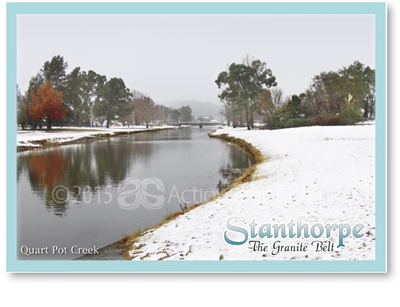 Snowing at Quart Pot Creek - Standard Postcard  STP-013