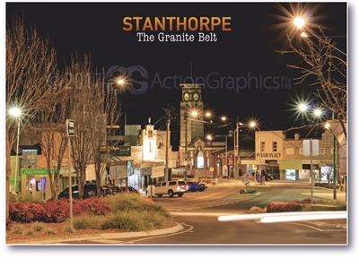 Looking down High Street towards Post Office - Standard Postcard  STP-033