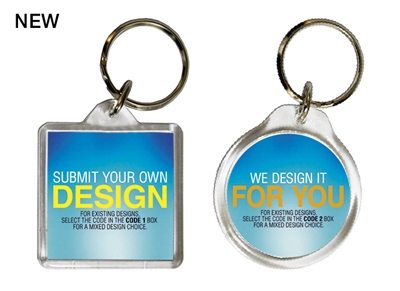 Square / Round / Oblong Keyring