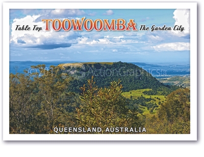 Table Top Toowoomba The Garden City - Standard Postcard  TBA-008